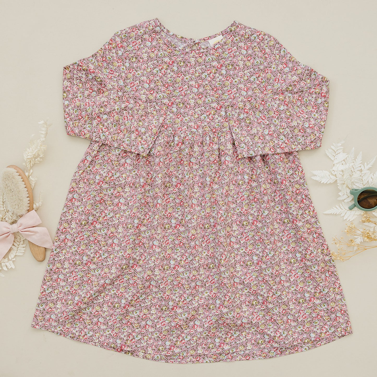 Long Sleeve Twirl in Soft Blooms